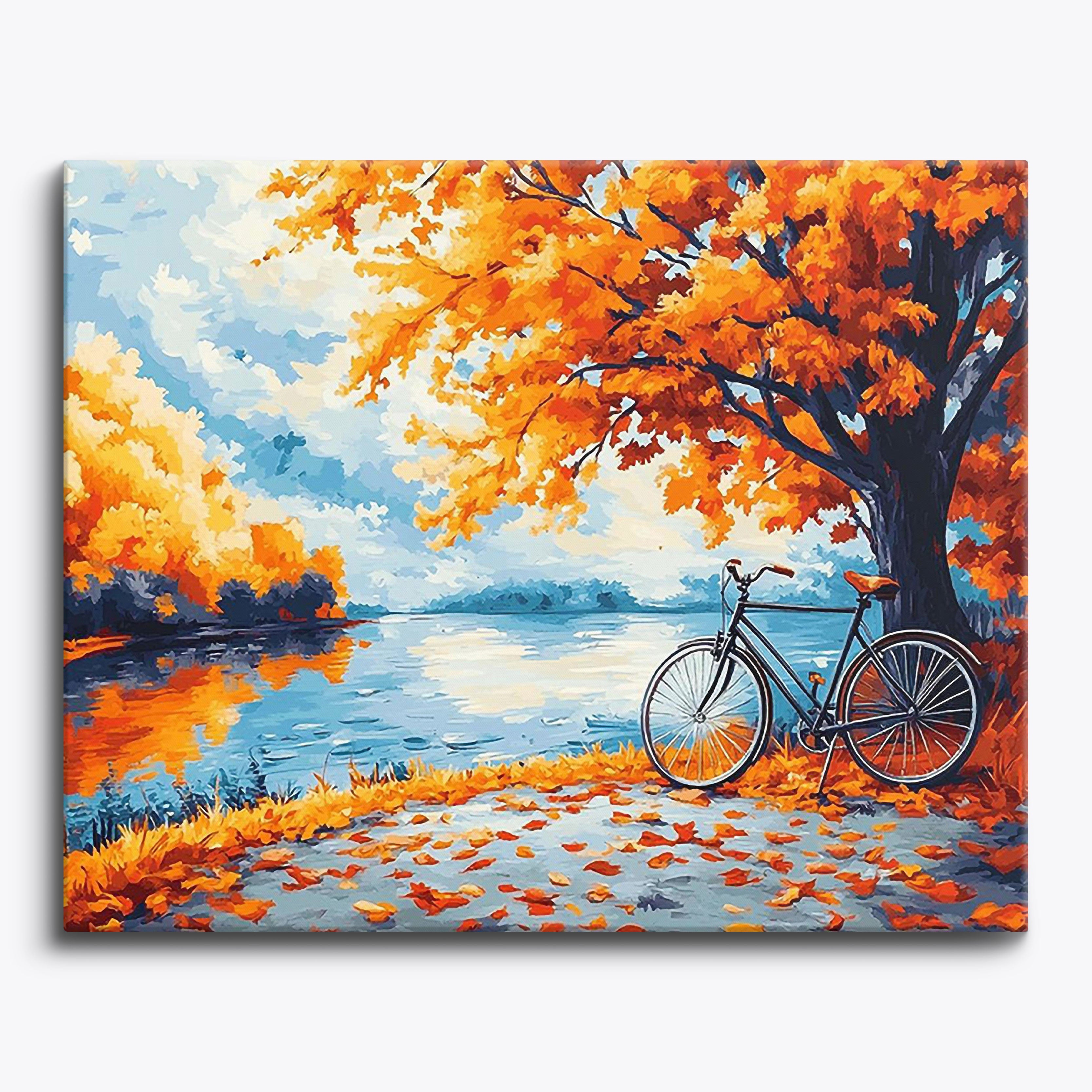 Autumn Ride No Frame / Regular (15.75"x19.7"/40x50cm) / 24 colors