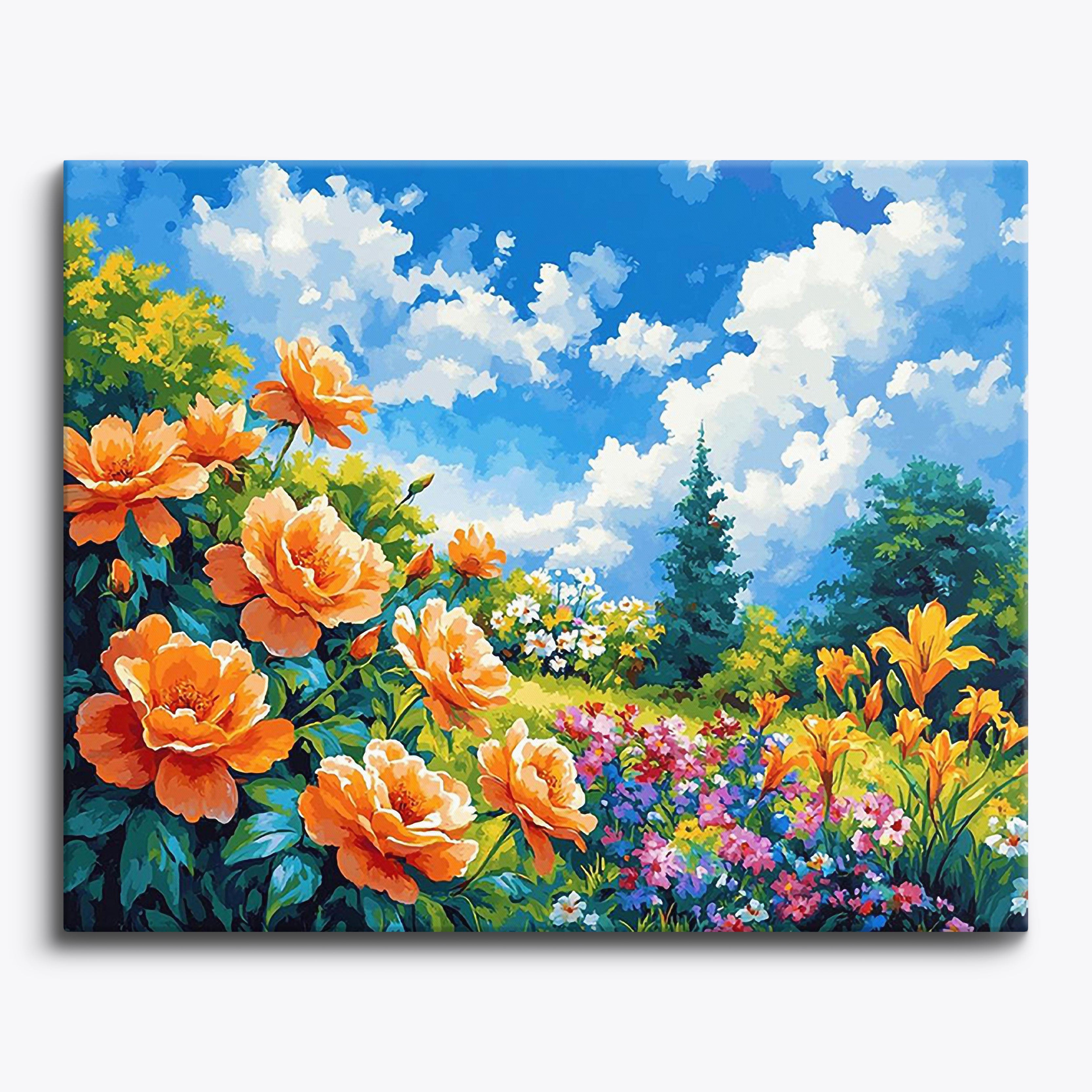 Blooming Paradise No Frame / Regular (15.75"x19.7"/40x50cm) / 24 colors