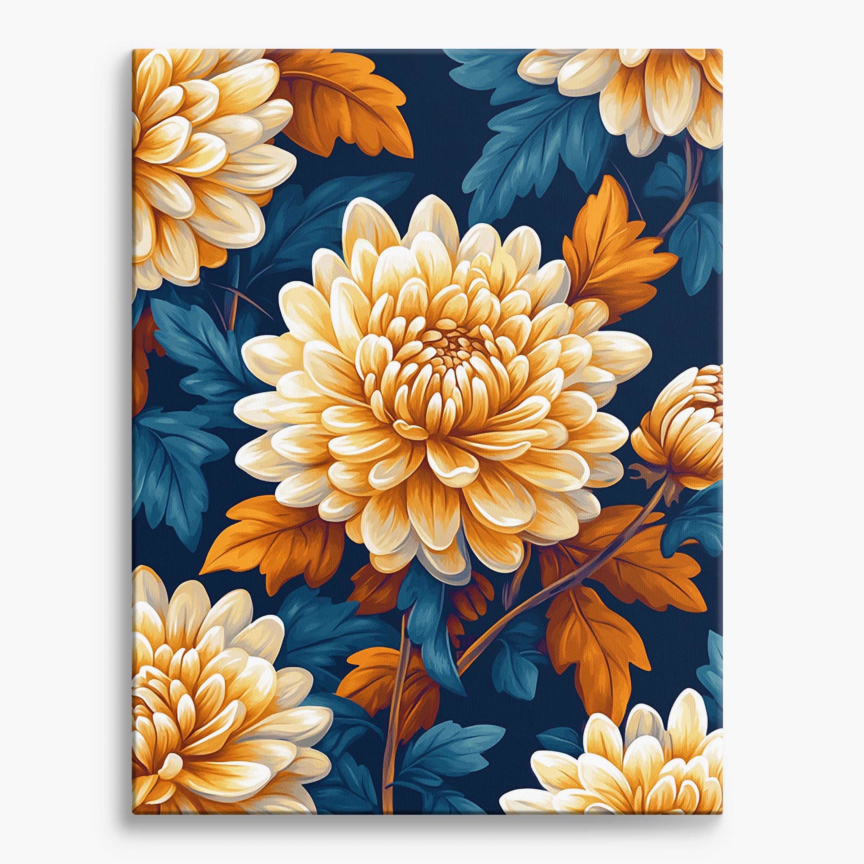 Chrysanthemum Glow No Frame / 24 colors