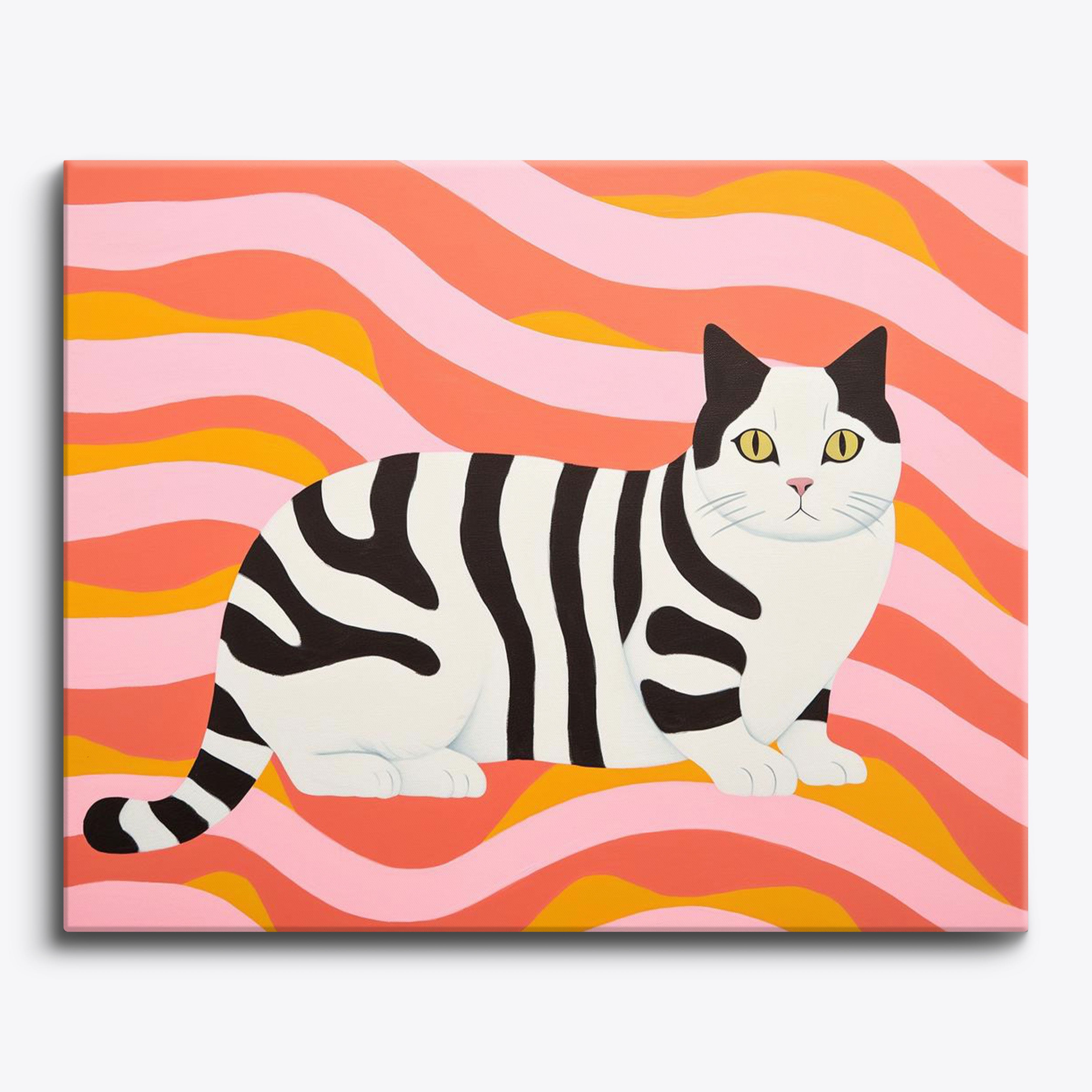 Feline Stripes No Frame / 24 colors