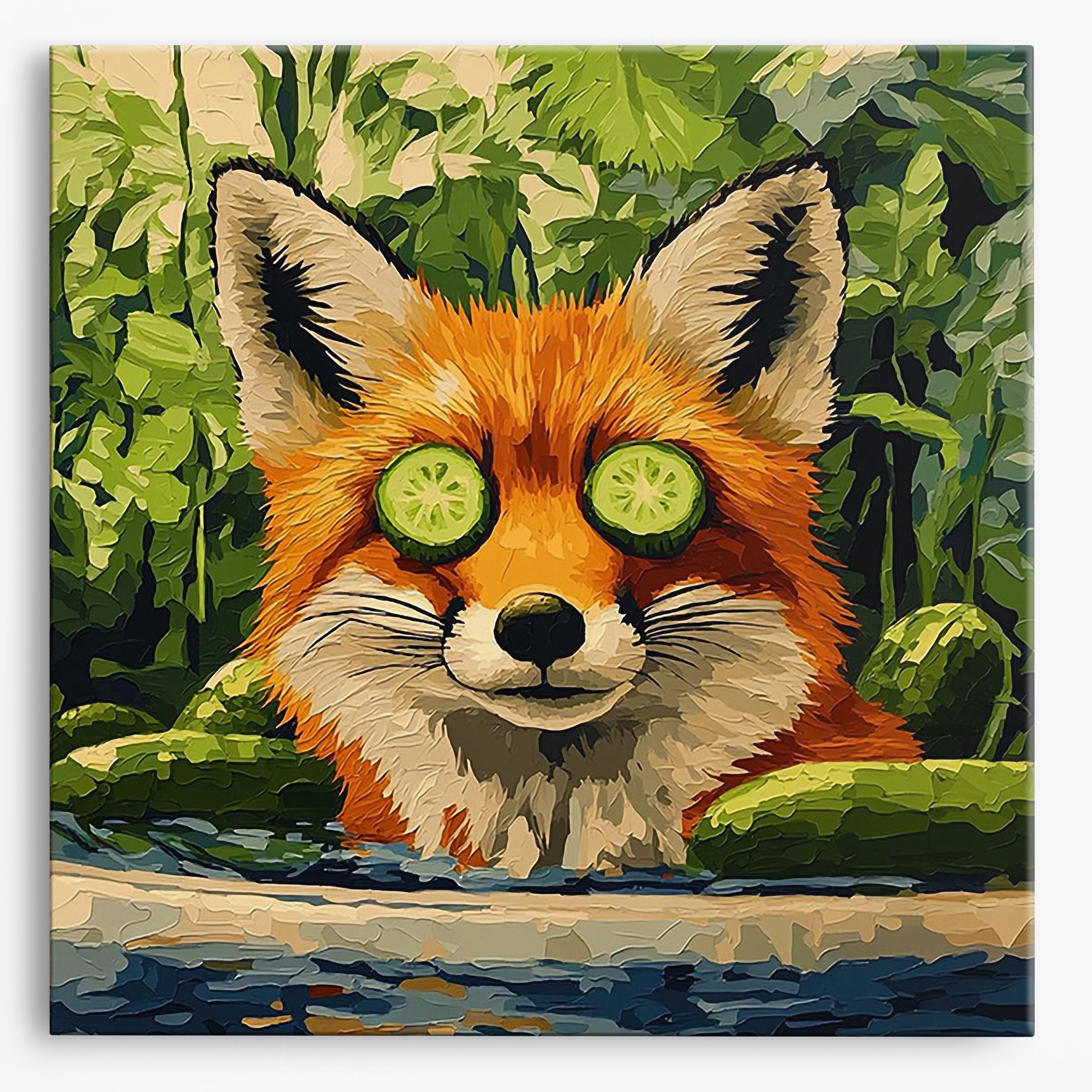 Fox Spa Retreat No Frame / Regular (15.75"x15.75"/40x40cm) / 24 colors