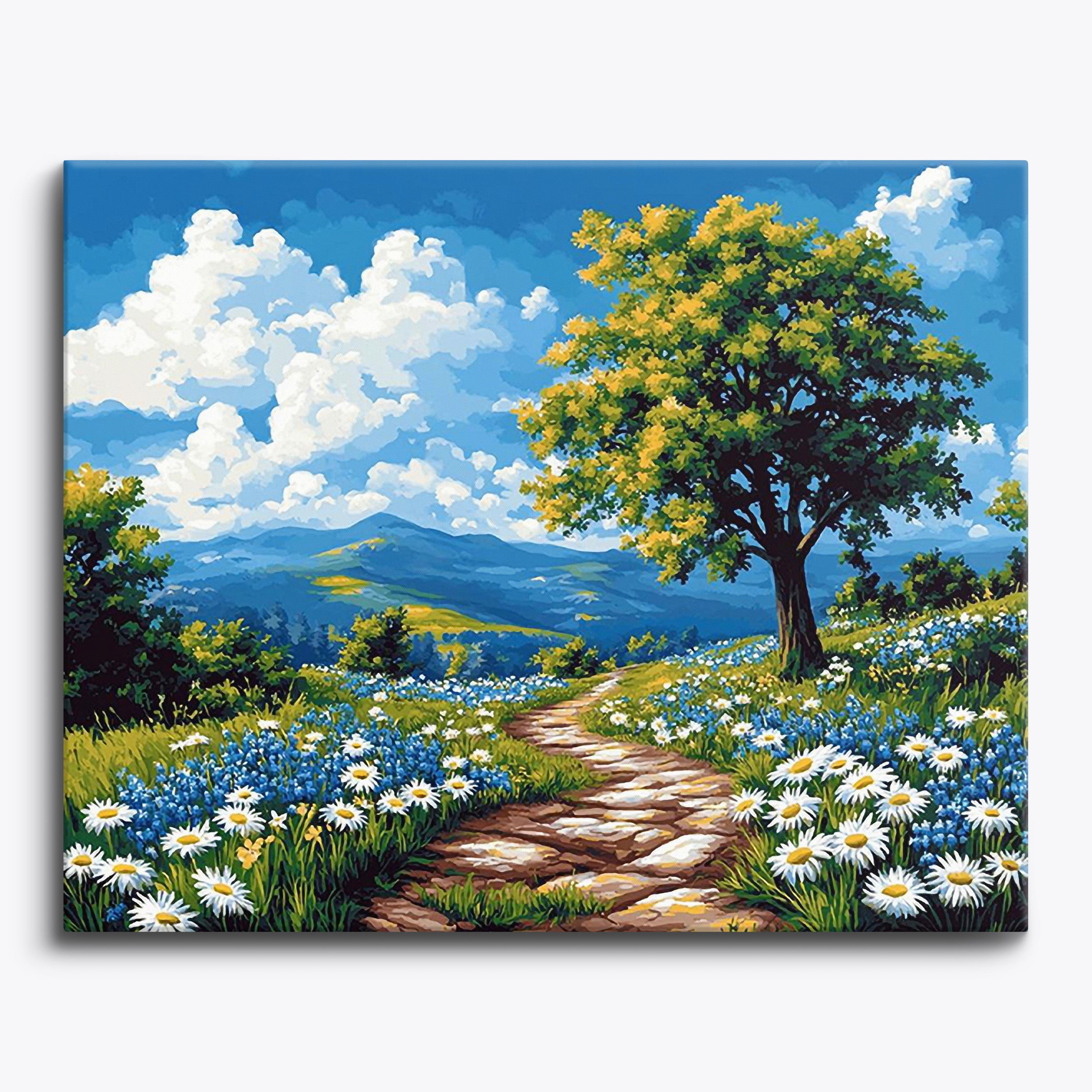 Meadow Path No Frame / Regular (15.75"x19.7"/40x50cm) / 24 colors