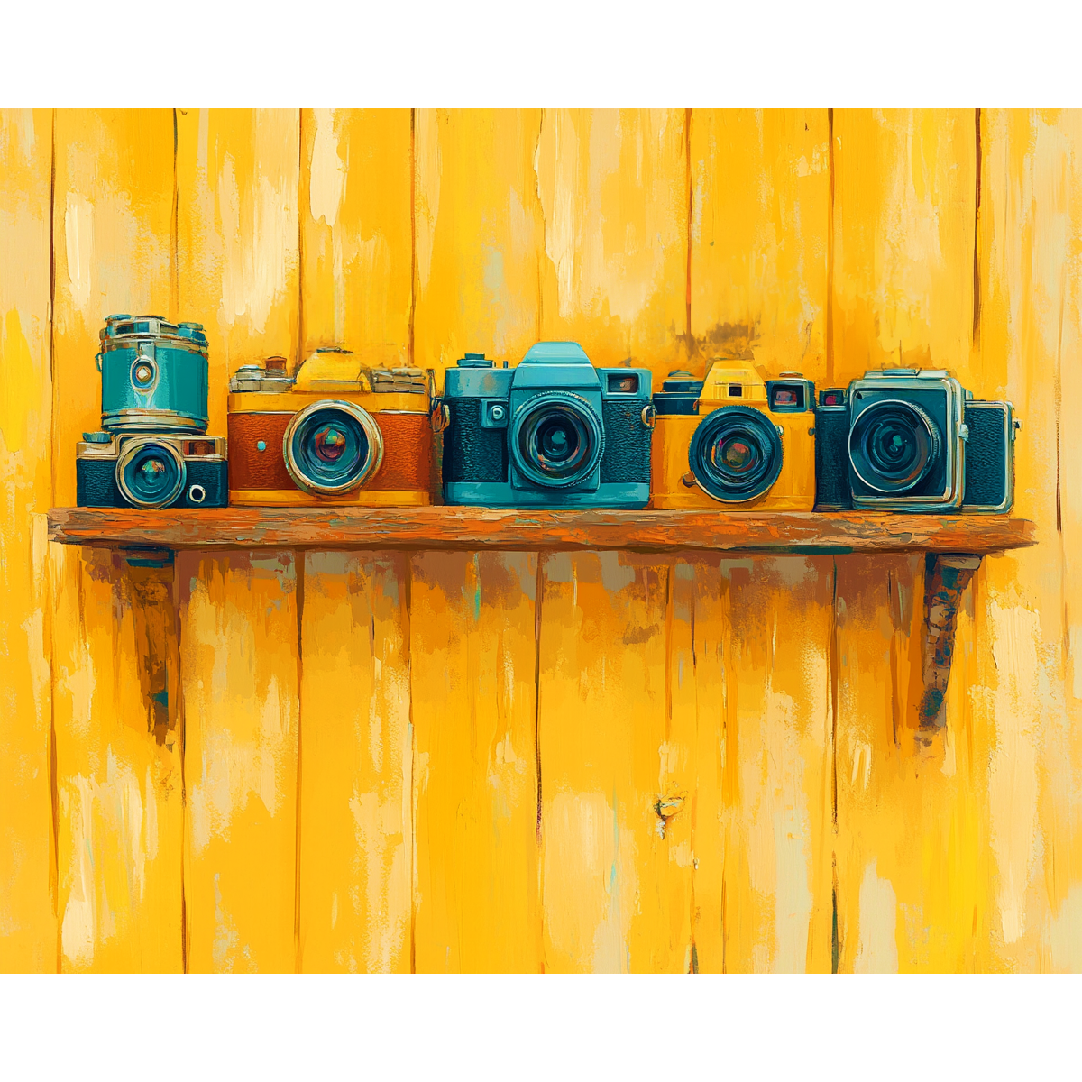 Retro Camera Display