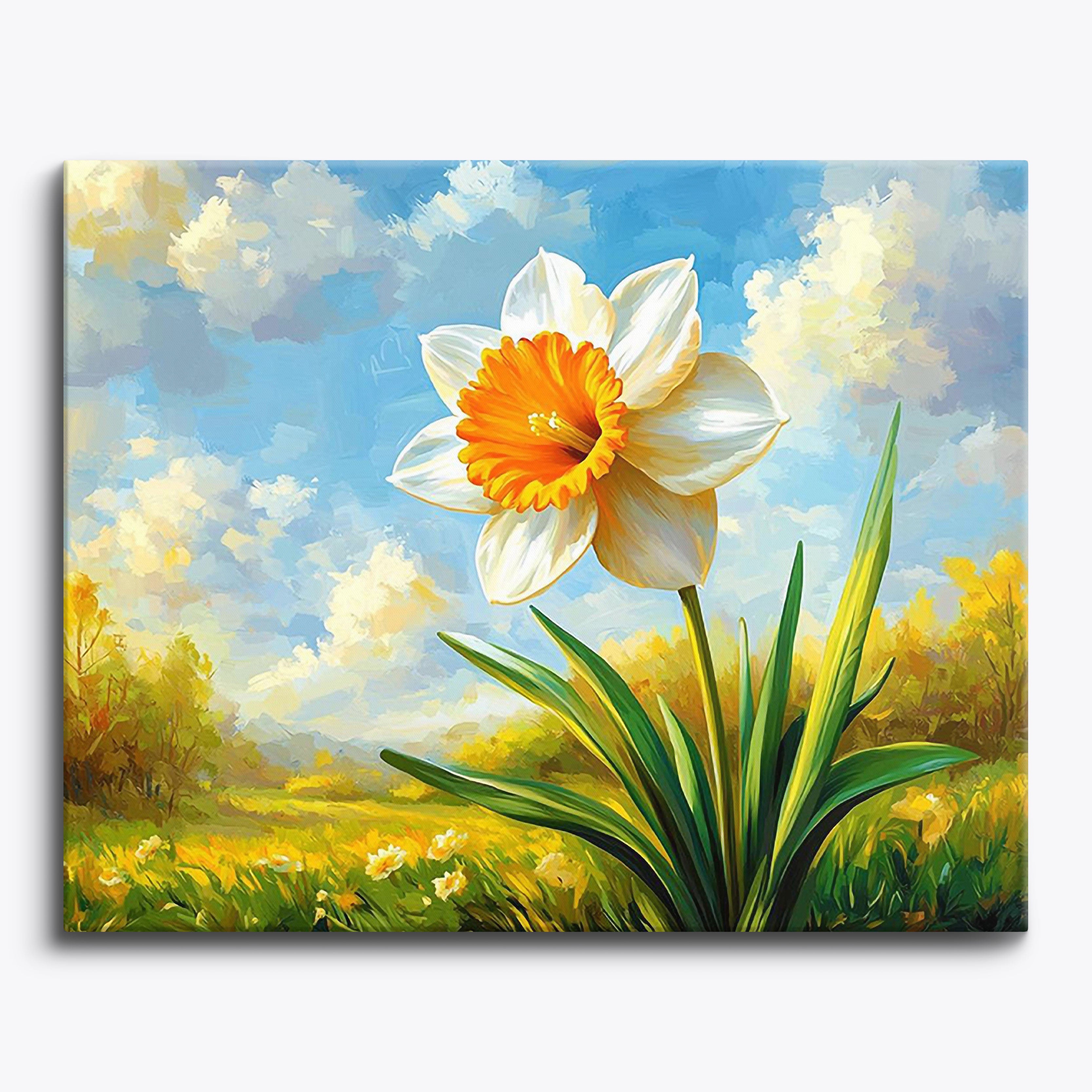 Sunlit Bloom No Frame / Regular (15.75"x19.7"/40x50cm) / 24 colors