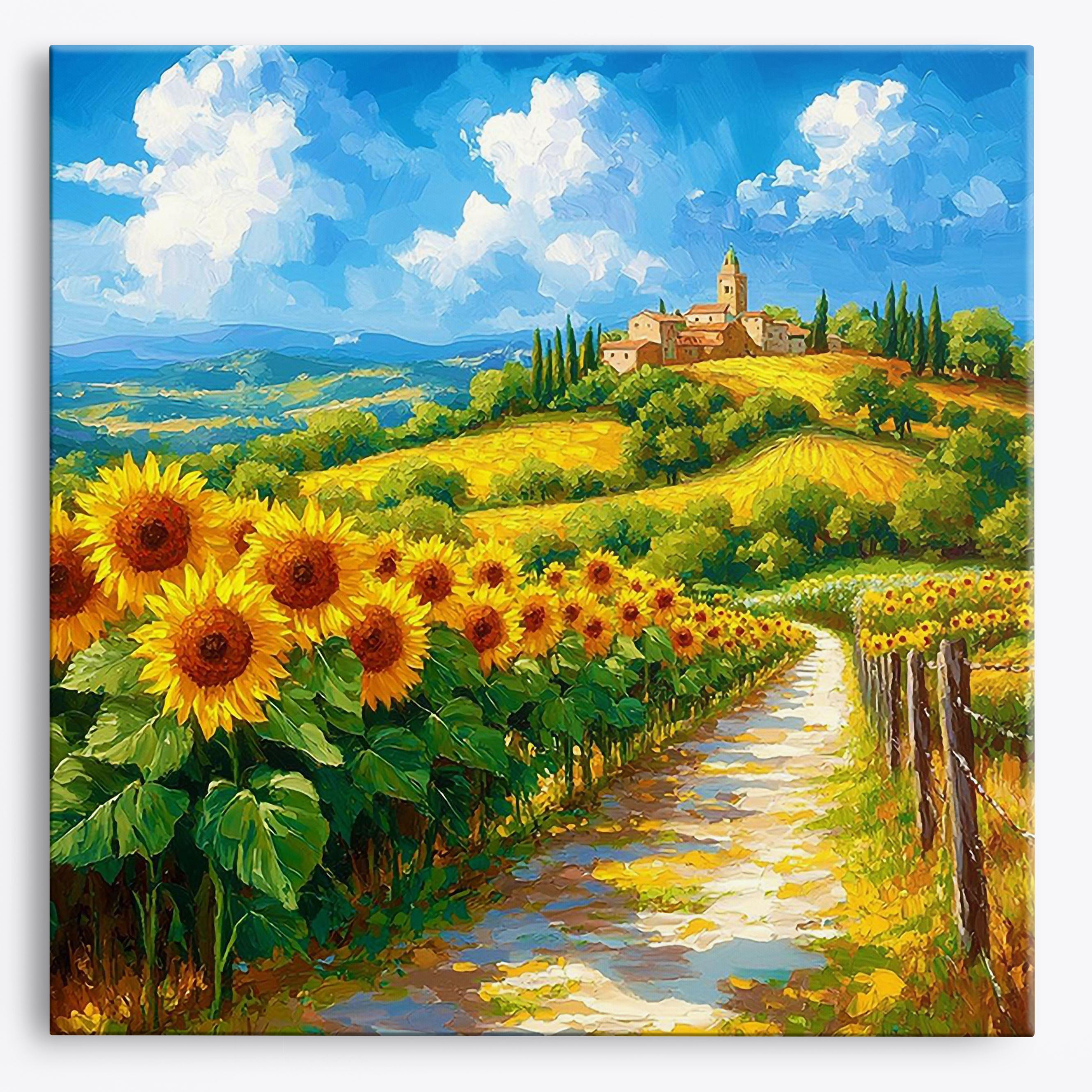 Sunny Field No Frame / Regular (15.75"x15.75"/40x40cm) / 24 colors