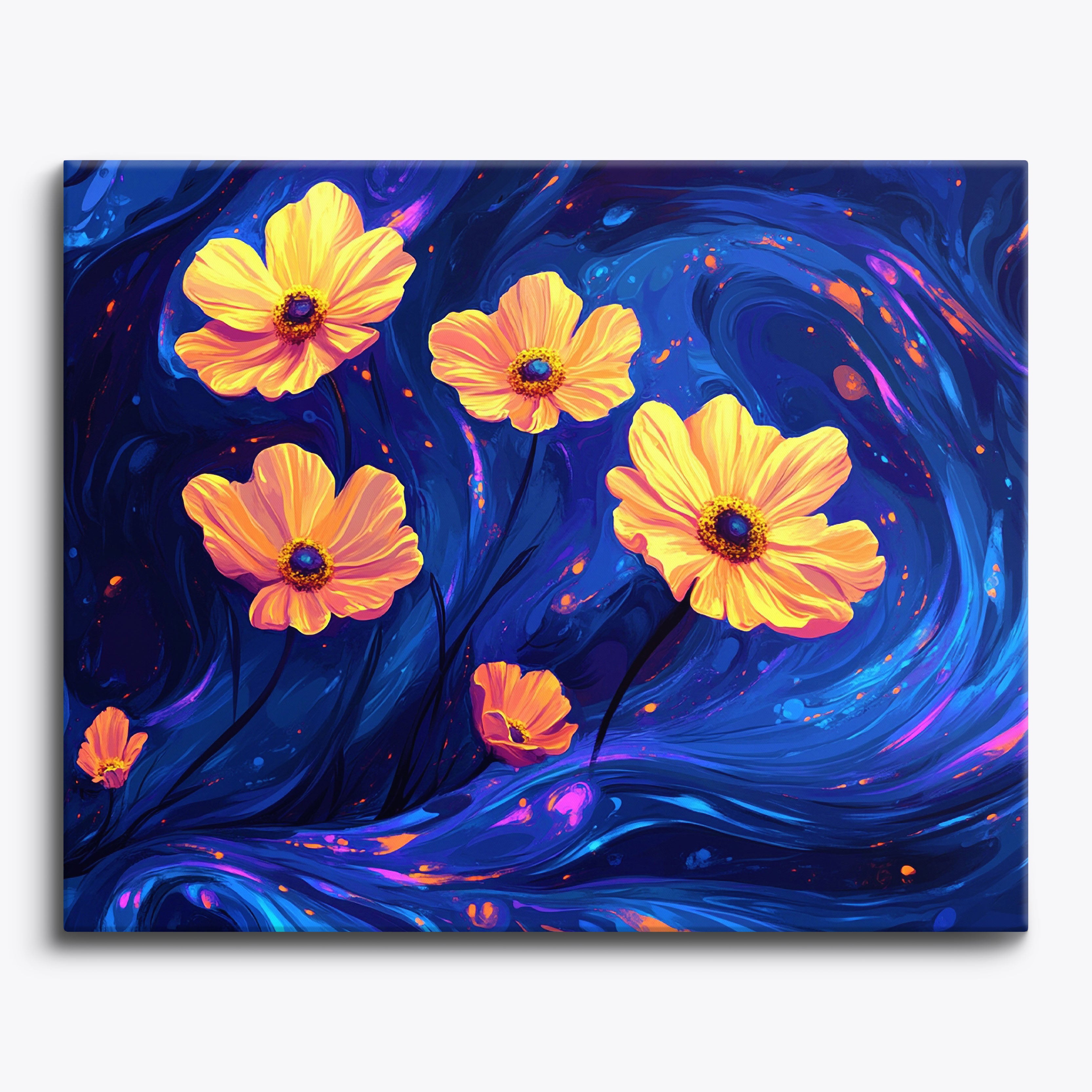 Vibrant Wildflower Dance No Frame / 24 colors