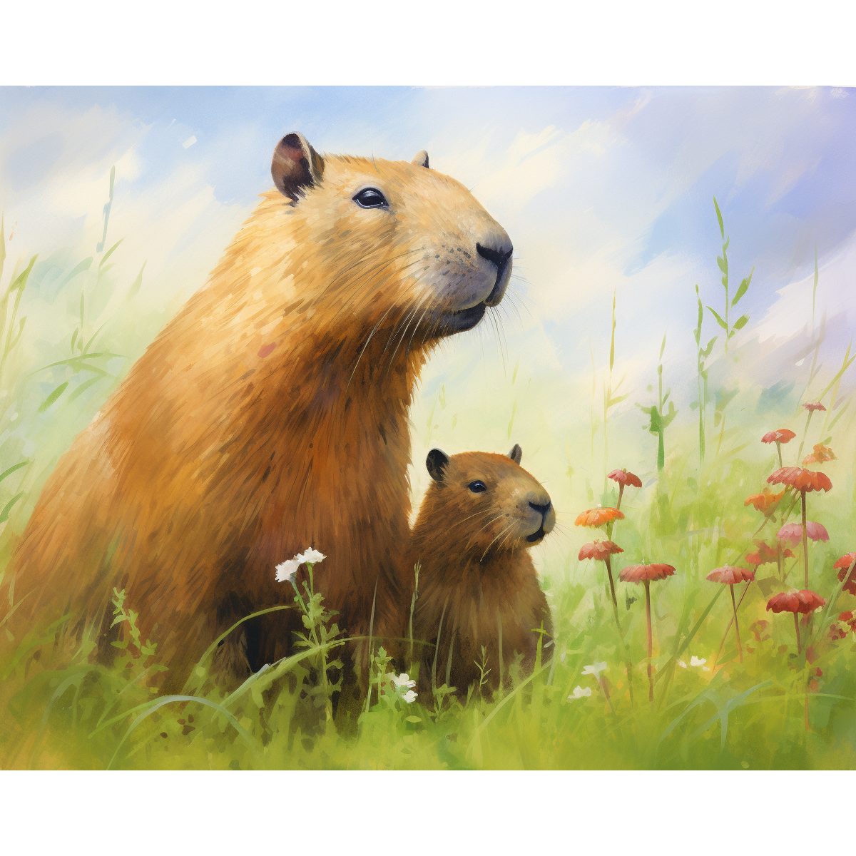 Capybara Äng Serenity