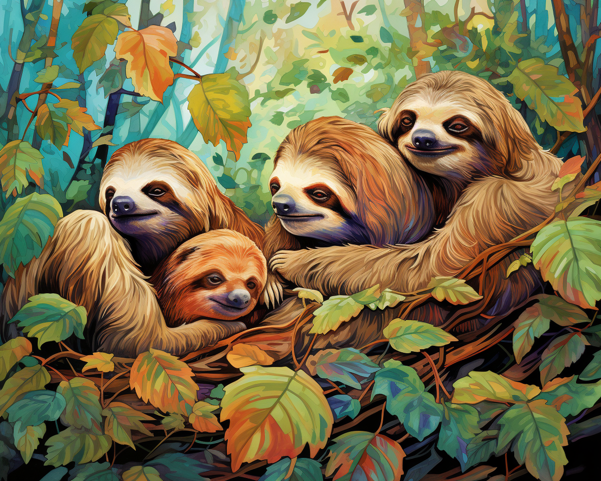 Familjen Sloth