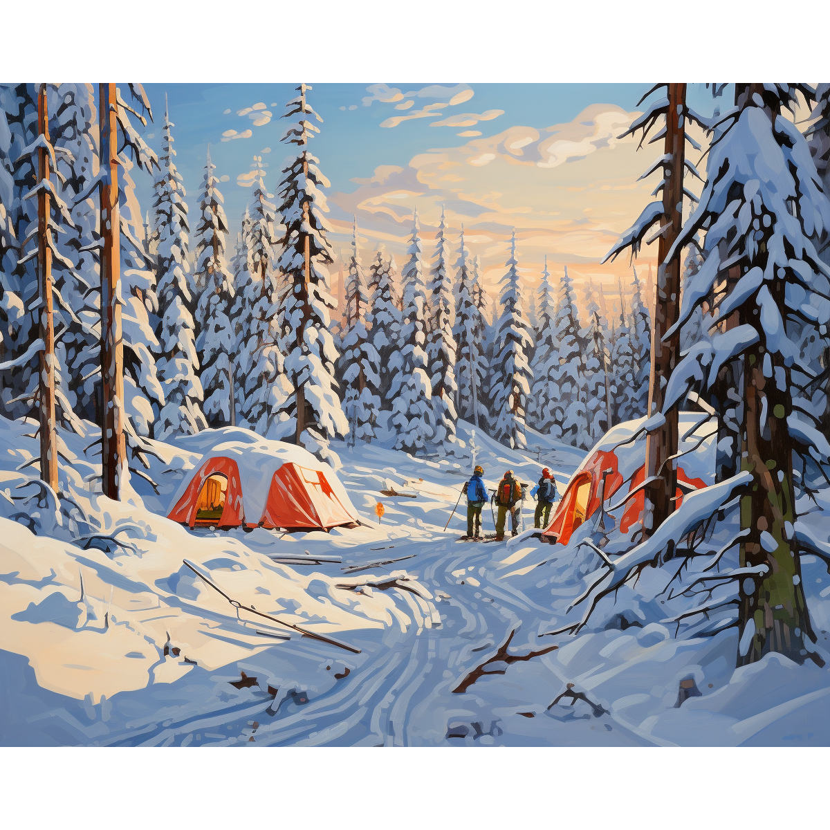 Campingplats Snowfall