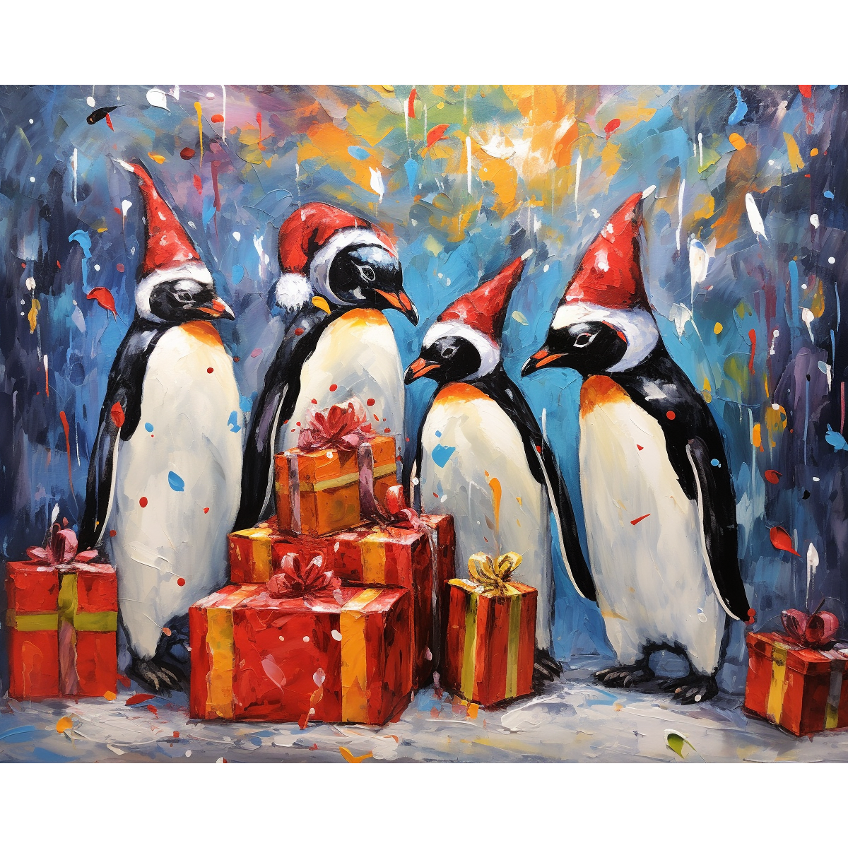 Mycket festliga pingviner nr 2